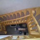 dřevěné schodiště 2x lomené
