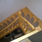 dřevěné schodiště 2x lomené